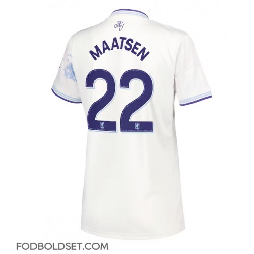 Aston Villa Ian Maatsen #22 Tredjetrøje Dame 2025-26 Kortærmet
